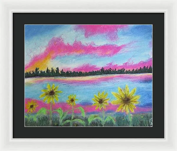 A Flower Fantasy - Framed Print