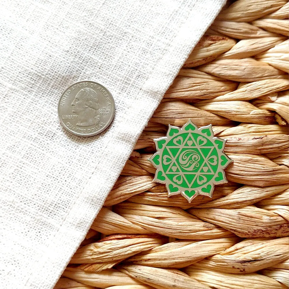 Heart Chakra // Pin Badge