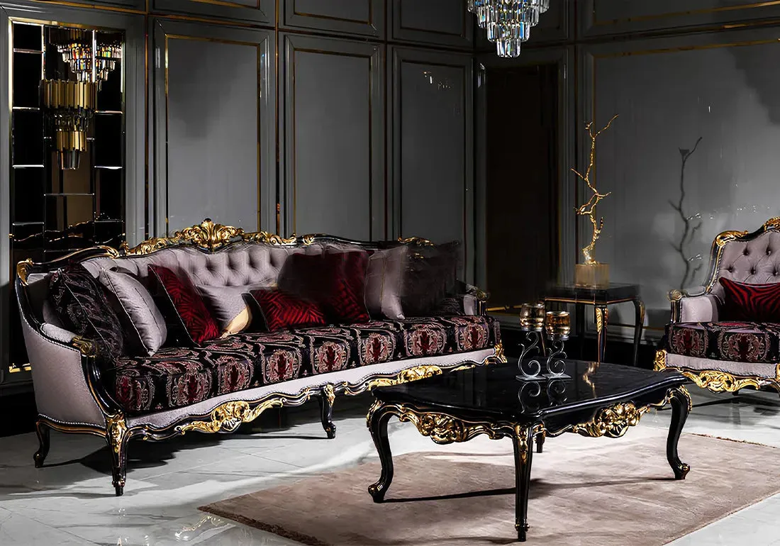 Royal Style Teakwood Made Crafted Mia Sofa Set