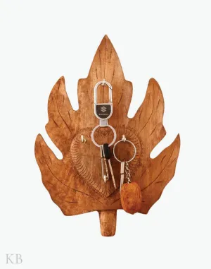 Walnut Wood Medium Chinar Key Hanger